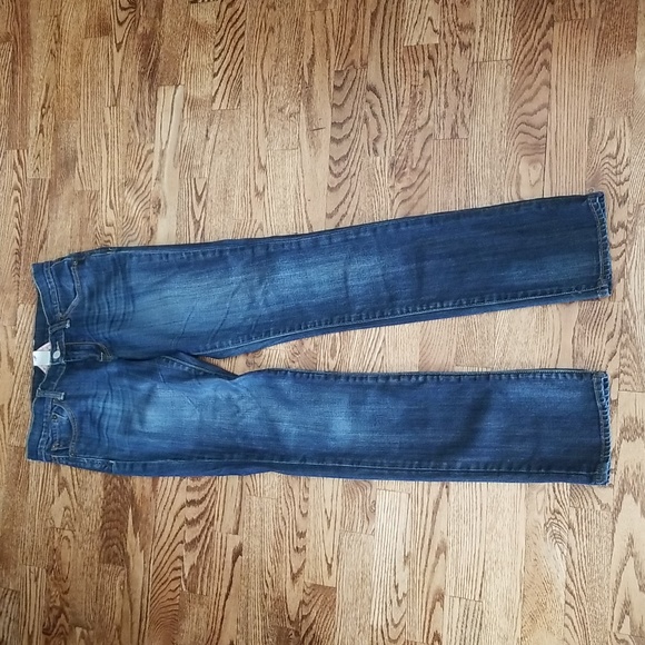 (0/W25) Lucky Brand Sweet n' Straight Denim Contemporary Modern Distressed - Picture 6 of 11